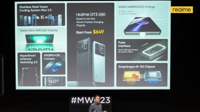 Mengenal Teknologi Charging 240W di realme GT3