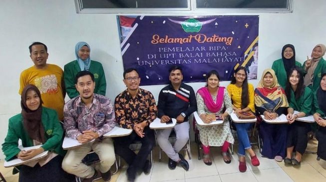 UPT Balai Bahasa Universitas Malahayati Sambut Tiga Pemelajar BIPA India