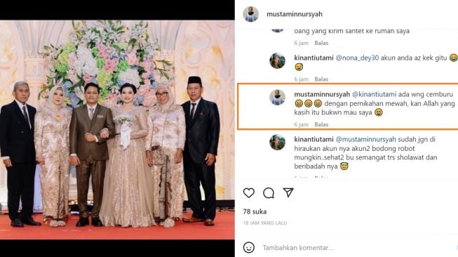 Nursyah, ibu Indah Permatasari (Instagram/@mustaminnursyah)