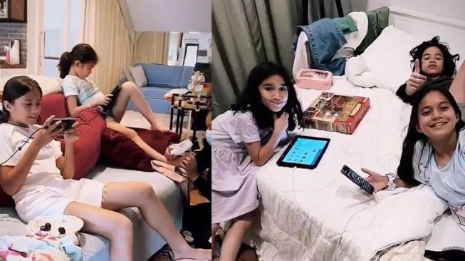 Momen Ponakan Ashraf Sinclair Main ke Rumah BCL (Instagram/@bclsinclair)