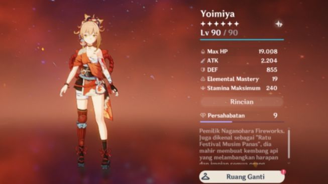 5 Cara Menggunakan Yoimiya di Game Genshin Impact