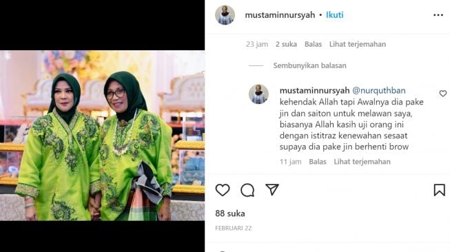 Ibu Indah Permatasari Tuding Arie Kriting Pakai Santet dan Jin, Termasuk Musyrik Gak Sih Percaya Begituan?