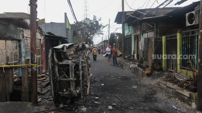 Polri Kerahkan Personel Antisipasi Penjarahan di Rumah Warga Korban Kebakaran Depo Pertamina Plumpang