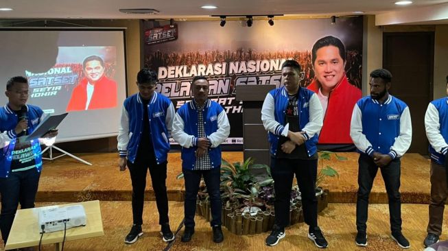 Dianggap Jadi Menteri Kunci di Kabinet Jokowi, Erick Thohir Dideklarasikan Relawan Satset Maju Pilpres 2024