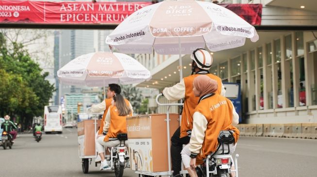 Perusahaan Ini Jualan Minuman Boba Gunakan Sepeda Listrik