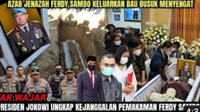 CEK FAKTA: Pemakaman Penuh Kejanggalan, Jenazah Ferdy Sambo Keluarkan Bau Busuk Menyengat, Benarkah?