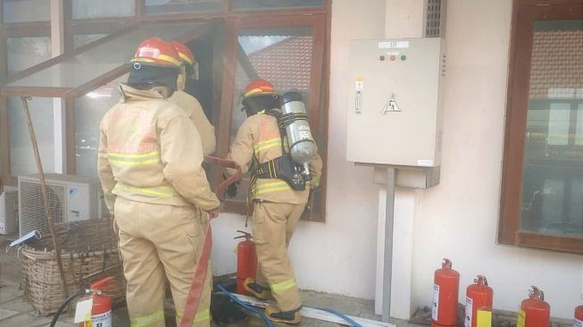 Laboratorium PT Gudang Garam di Bojonegoro Terbakar