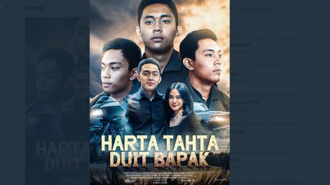 Beredar Meme Film Mario Dandy dan AG Berjudul Harta Tahta Duit Bapak, Warganet: Cocok Jadi Sinetron Azab