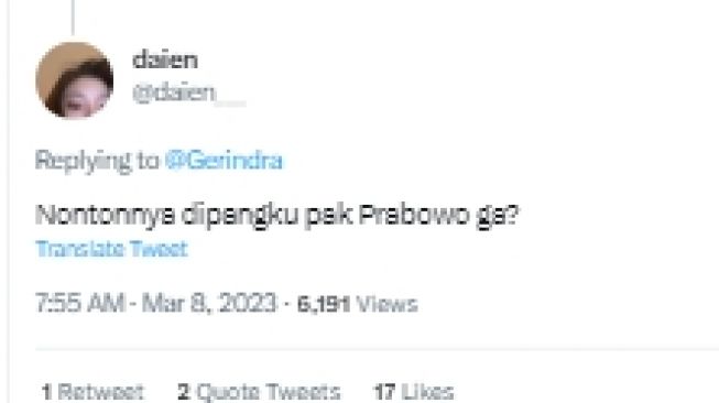 Partai Gerindra bagi-bagi tiket konser Blackpink gratis. (Twitter @/Gerindra)