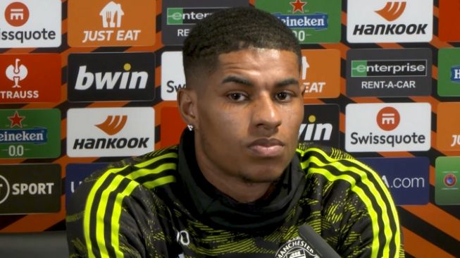 Manchester United Dituding Menyerah saat Dibantai Liverpool, Rashford: Mustahil, Itu Nonsens!