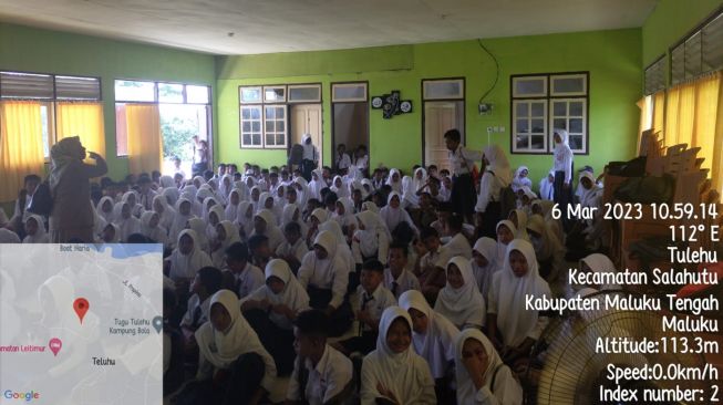 Kemenkominfo Berikan Pelatihan Anak-Anak Maluku Tengah Tentang Dasar Keamanan Akun Media Sosial