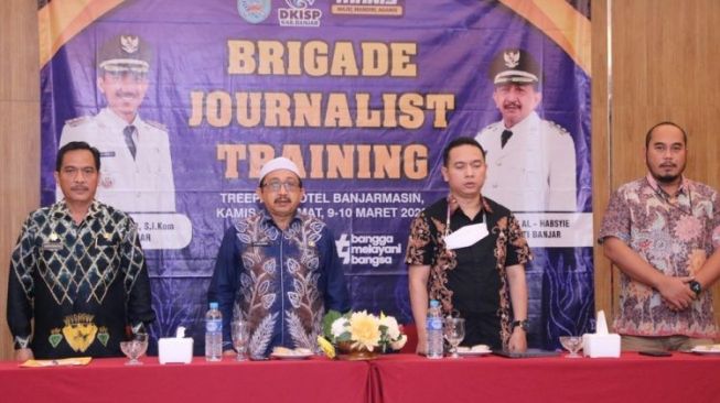 Datangkan Pemateri Nasional, Kominfo Banjar Gelar Brigade Journalist Traini