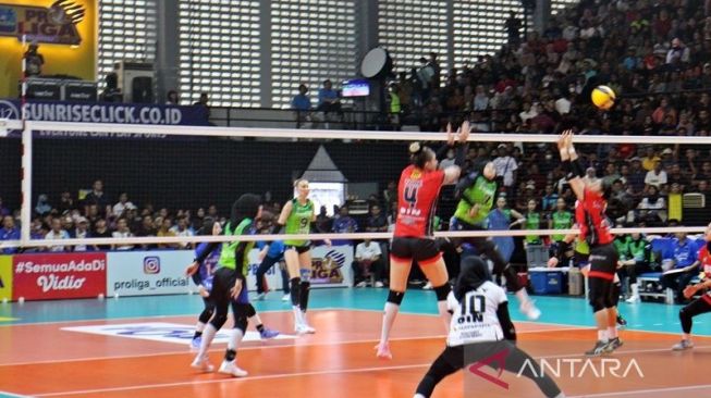 Hasil Proliga 2023: Kalahkan BIN, Tim Putri Pertamina Buka Peluang ke Grand Final