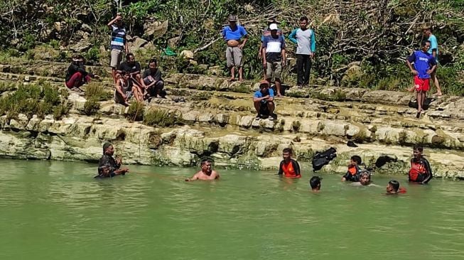 Pelajar MTS N Gubug Rubuh Tewas Tenggelam Saat Mandi di Seputaran Obyek Wisata Sri Gethuk Gunungkidul