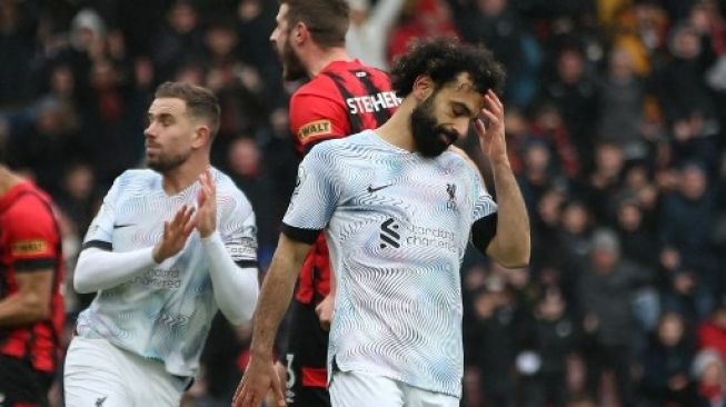 Hasil Liga Inggris: Mohamed Salah Gagal Penalti, Liverpool Tumbang di Markas Bournemouth