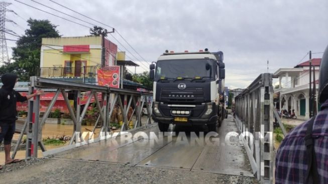Jembatan Kilometer 5 Bontang-Samarinda Jebol, Polisi Terapkan Sistem Buka Tutup