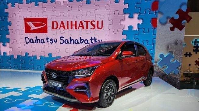 All-New Astra Daihatsu Ayla saat meluncur di GJAW 2023 (10/3/2023) [Astra Daihatsu].