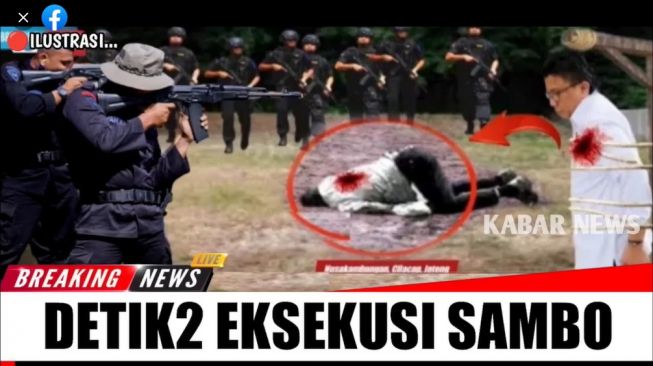 CEK FAKTA: Ini Video Siaran Langsung Ferdy Sambo Dieksekusi Mati di Nusakambangan, Benarkah?
