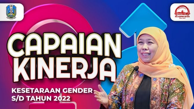 Gubernur Khofifah Apresiasi Kepada Semua Pihak yang Telah Membantu Penyetaraan Gender di Jawa Timur