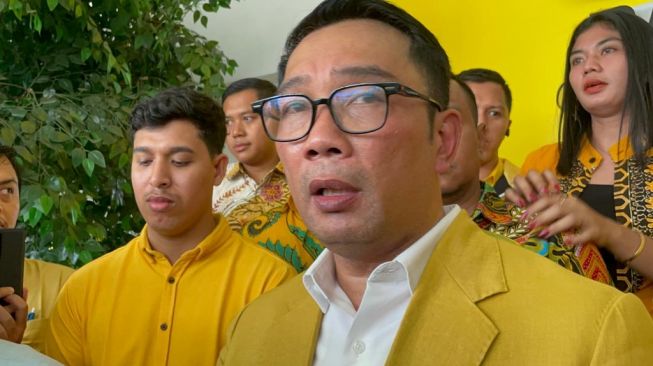 Ridwan Kamil Legowo Meski Punya Elektabilitas dalam Survei Bagus: Saya Taat Aturan Partai Dukung Airlangga Capres