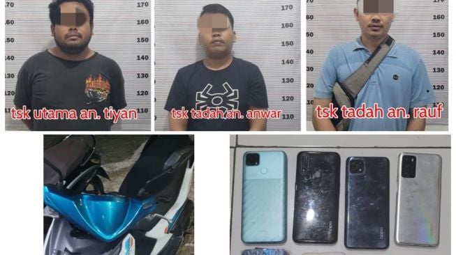 Spesialis Jambret HP Diamankan Unit Resmob Polres Banjarbaru