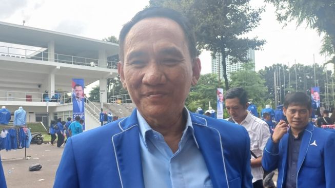 Ketua Bappilu DPP Partai Demokrat Andi Arief. [Suara.com/Bagaskara]