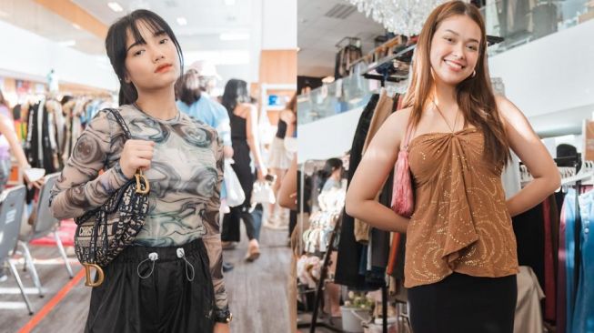 Adu Gaya Fuji dan Rebecca Klopper Hadiri Bazar Paling Hits di Jakarta, Pacar Fadly Faisal Pakai Sandal Teplek!