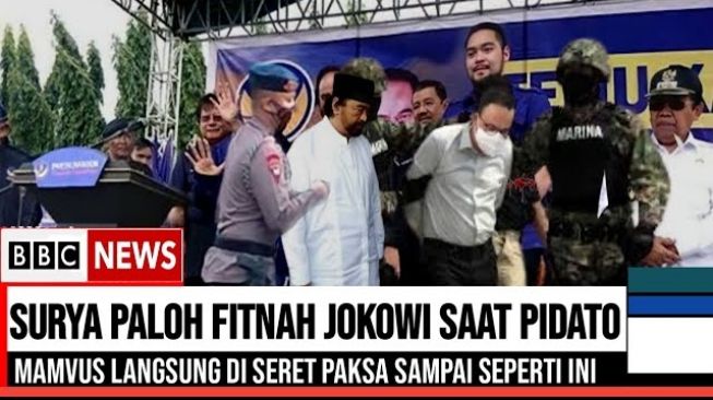 CEK FAKTA: Surya Paloh Diseret Polisi Usai Fitnah Jokowi dalam Pidato, Benarkah?