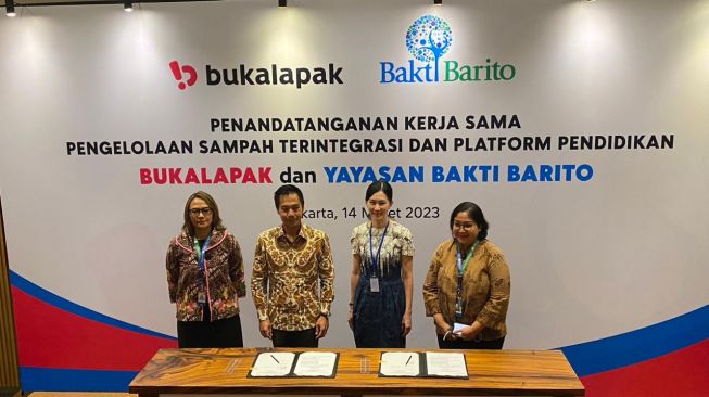 Bukalapak Gandeng Yayasan Bakti Barito Dukung Lebih Dari 15  juta UMKM Kelola Sampah