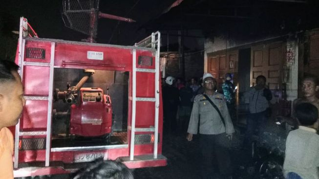 Depot Pertamini di Deli Serdang Terbakar, 2 Motor Ludes dan Seorang Remaja Tewas