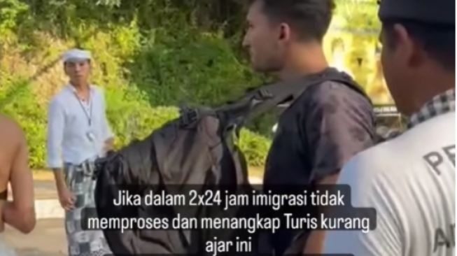 Bule Ngamuk sampai Ajak Duel Pecalang di Bali, Netizen Meradang: Pulangin Aja