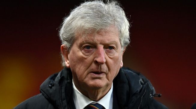 Pelatih Crystal Palace, Roy Hodgson. [GLYN KIRK / AFP]