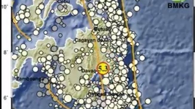 Gempa Magnitudo 5.3 Guncang Melonguane Sulawesi Utara