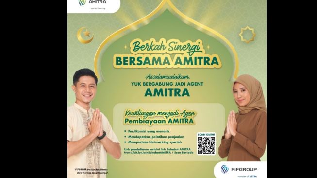 Program seru, silakan menjadi rekanan AMITRA cukup mendaftar via  https://bit.ly/JoinSahabatAMITRA.[FIFGROUP].