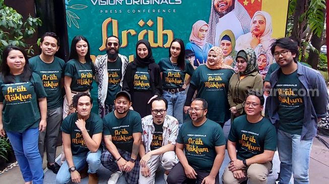 Pemain series Arab Maklum ditemui di Kemang, Jakarta Selatan pada Jumat (24/3/2023) [Rena Pangesti]