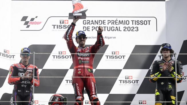 Hasil MotoGP Portugal: Juara Dunia Francesco Bagnaia Menangi Seri Pembuka Musim 2023