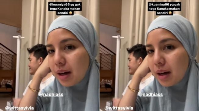 Potret Wajah Polos Artis saat Sahur  (Instagram/@tya_ariestya)