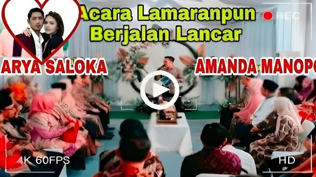 CEK FAKTA: Mimpi Terwujud, Arya Saloka Lamar Amanda Manopo Berjalan Lancar, Benarkah?