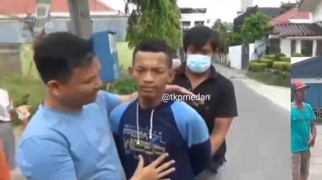 Viral Jukir di Medan Aniaya Driver Taksi Online, Polisi Tangkap Pelaku
