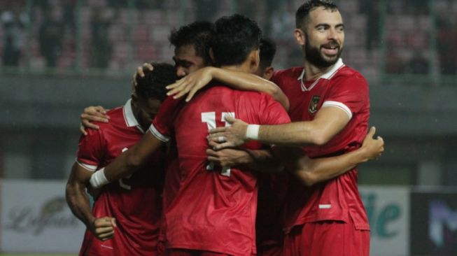 Selebrasi para pemain Timnas Indonesia di laga melawan Burundi (pssi.org)