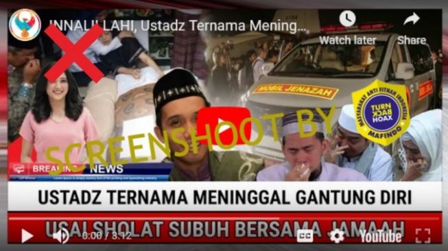 CEK FAKTA: Ustaz Maulana Meninggal Gantung Diri Usai Salat Subuh, Benarkah?