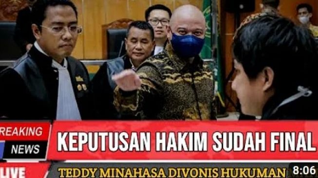 CEK FAKTA: Benarkah Teddy Minahasa Divonis Hukuman Mati?