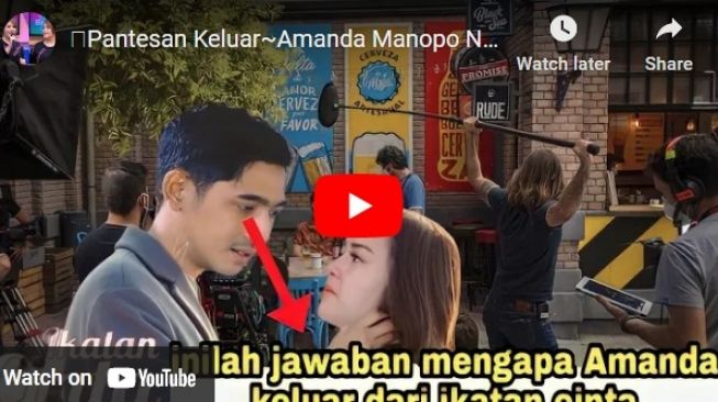 Hoaks Amanda Manopo dilecehkan. 