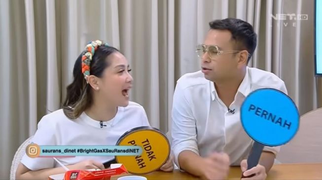 Nagita Slavina dan Raffi Ahmad (Net. TV)