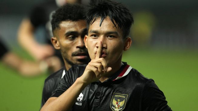 Witan Sulaeman menyumbang gol untuk Timnas Indonesia.  (dok. Persia)