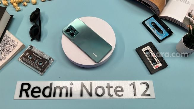 Xiaomi resmi luncurkan Redmi Note 12 4G ke Indonesia dalam konferensi pers di Jakarta, Kamis (30/3/2023). [Suara.com/Dicky Prastya]