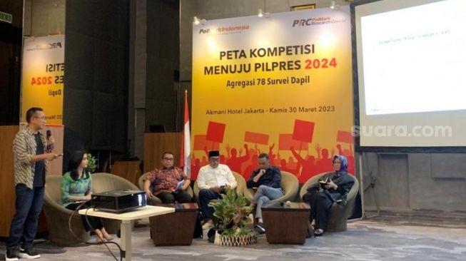 Survei Elektabilitas Capres 2024 Versi PolMark: Ganjar Duduki Posisi Tertinggi, Puan-AHY Sama-sama 1,7 Persen