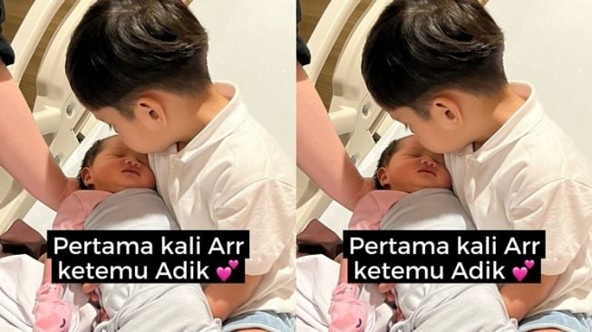 Potret Kebersamaan Arrasya dan Baby Shafanina Anak Tasya Kamila (Instagram/@tasyakamila)