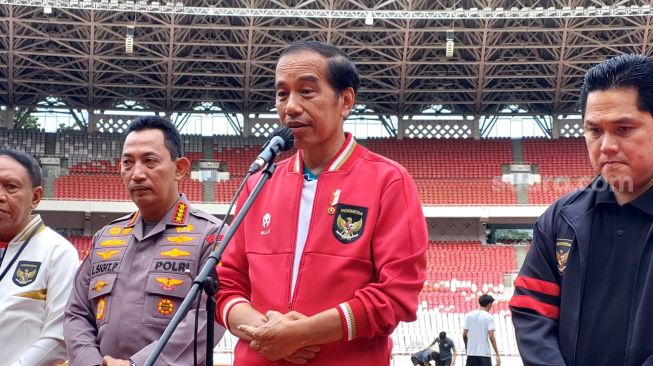 Beri Semangat untuk Timnas U-20, Jokowi: Jangan Sedih, Masih Bisa Main di AFF hingga Olimpiade