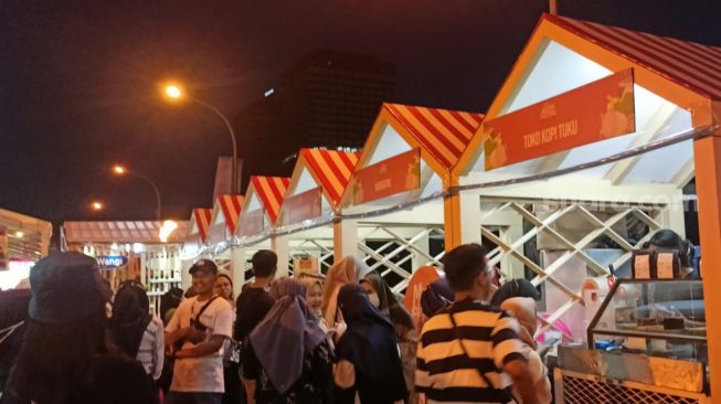 Nagita Slavina menggelar Ramadhan Ranking Festival di Stasiun BNI City, Jakarta Pusat [Pahami.id/Rena Pangesti] 